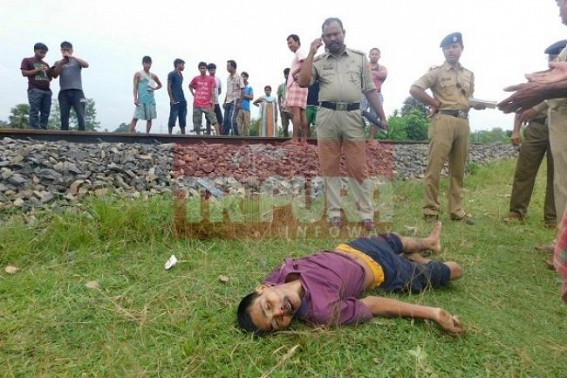 Corpse of a youth recovered from the railway line at Ambassa: Mystery prevailed for the reason of death Corpse of a youth recovered from the railway line at Ambassa: Mystery prevailed for the reason of death